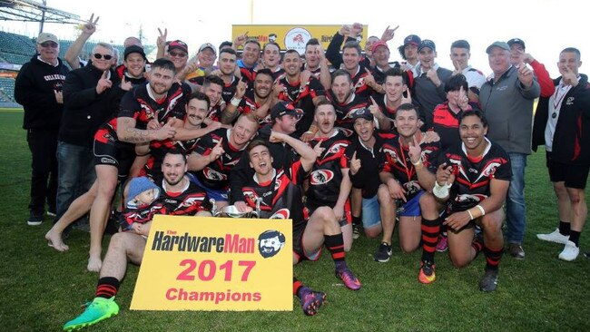 Boyle and Collegians were Illawarra Cup champions in 2017. Picture: CollegiansSRLFC Facebook