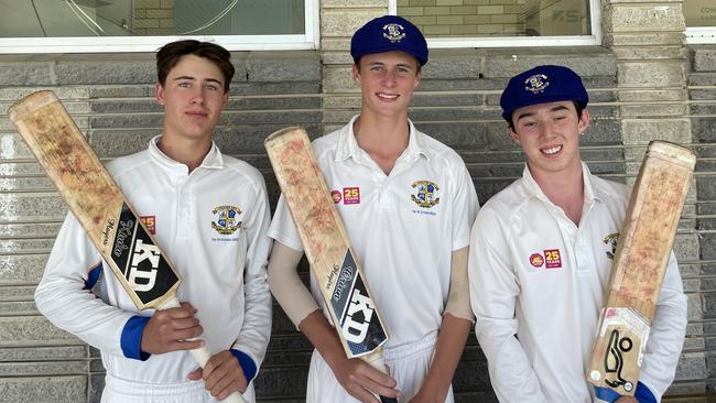 Players of the Week: Will Nickelson, Ben Ferguson and Tom Wex of Marist College Ashgrove.