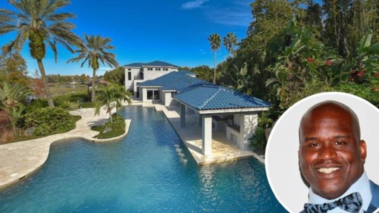 Shaq has finally found a buyer for his Florida mansion, but he had to take a significant discount. Picture: Realtor/Getty