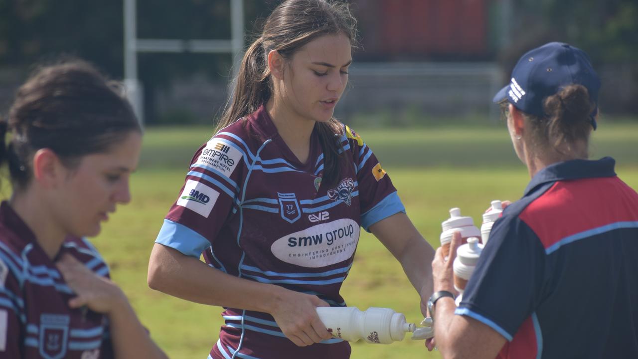 CQ Capras under-17 girls intra-squad trial game at Kettle Park, Rockhampton, on January 19, 2025.