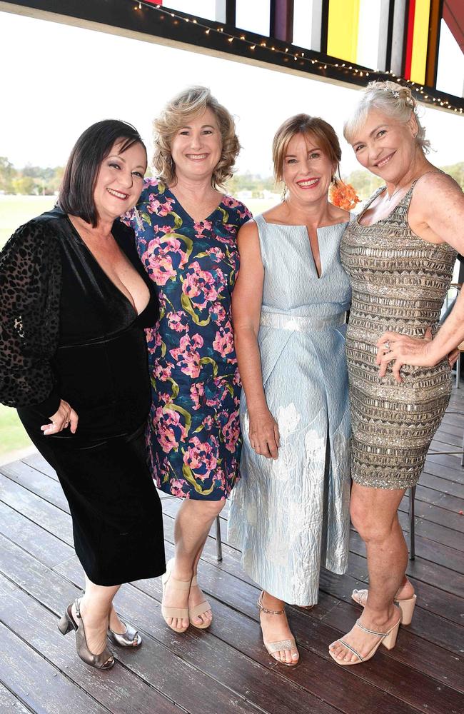 Branka Starcevic, Karen Hansen, Gay Collins and Madeline Mincher at Gympie Women Business Awards. Picture: Patrick Woods.