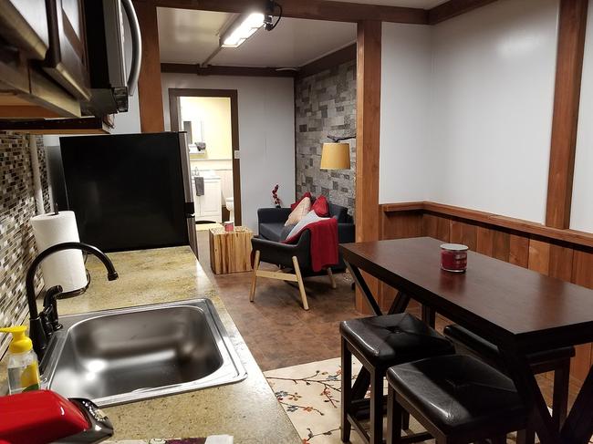 What it looks like inside a shelter. Picture: Atlas Survival Shelters