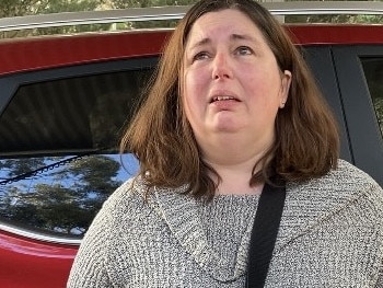 Erin Patterson, the homeowner of where the fatal lunch took place, arrived at her Leongatha property on Monday afternoon. Three people have died from eating mushrooms Picture: Brooke , Grebert-Craig.