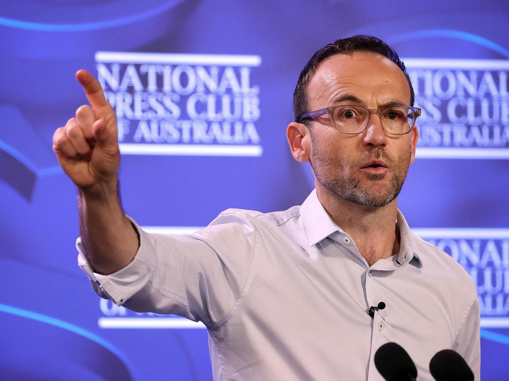 Australian Greens leader Adam Bandt told a journalist: “Google it mate.”