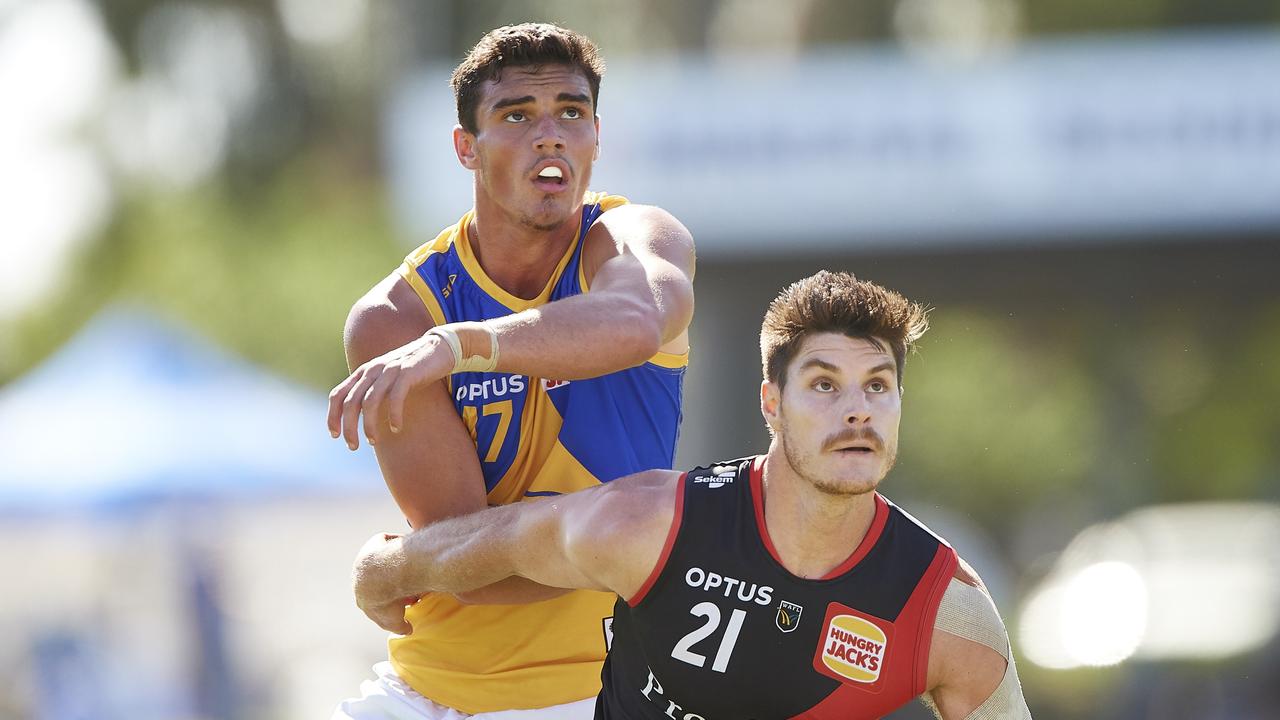 Patrick Bines playing for the Eagles in the WAFL. Picture: Daniel Carson/Getty Images