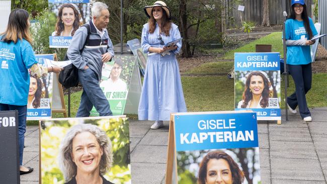 Liberal candidate Gisele Kapterian is just one vote ahead of independent Nicolette Boele. Picture: NewsWire / Jeremy Piper
