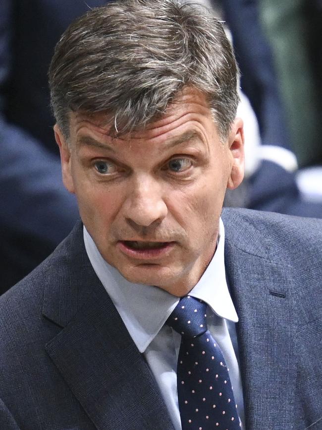 However, shadow treasurer Angus Taylor said Labor wasn’t doing enough to curb inflation. Picture: NewsWire/ Martin Ollman