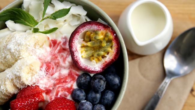 Acai bowl at The Nook.