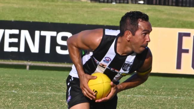 Palmerston Magpies playing St Mary's at TIO Stadium  Eddie Betts (18)Picture Julianne Osborne