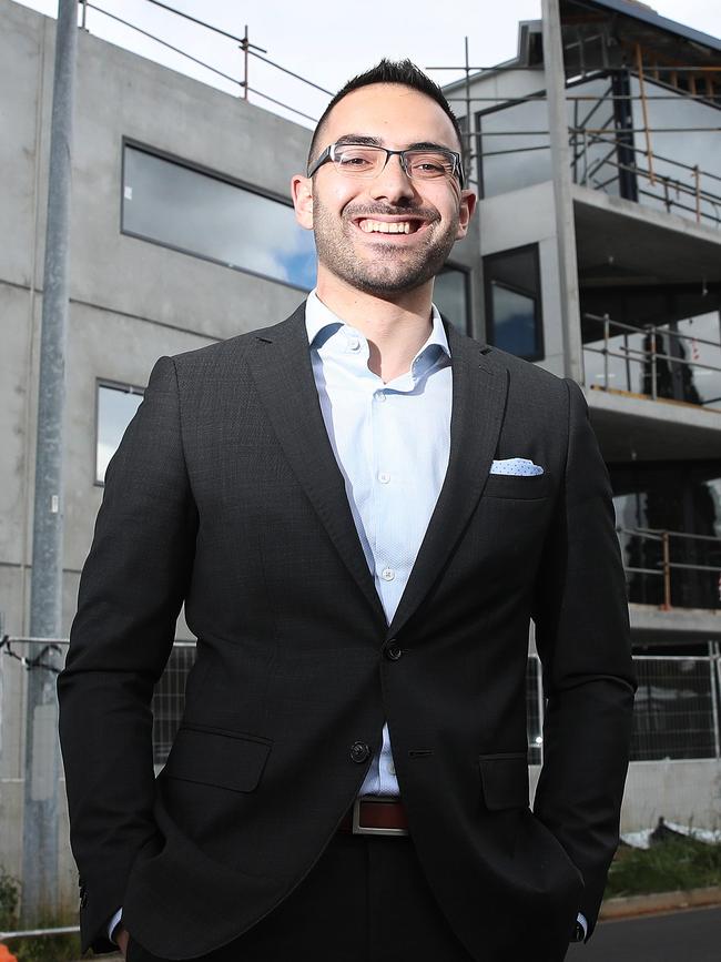 Hobart City Council Alderman Simon Behrakis. Picture: LUKE BOWDEN