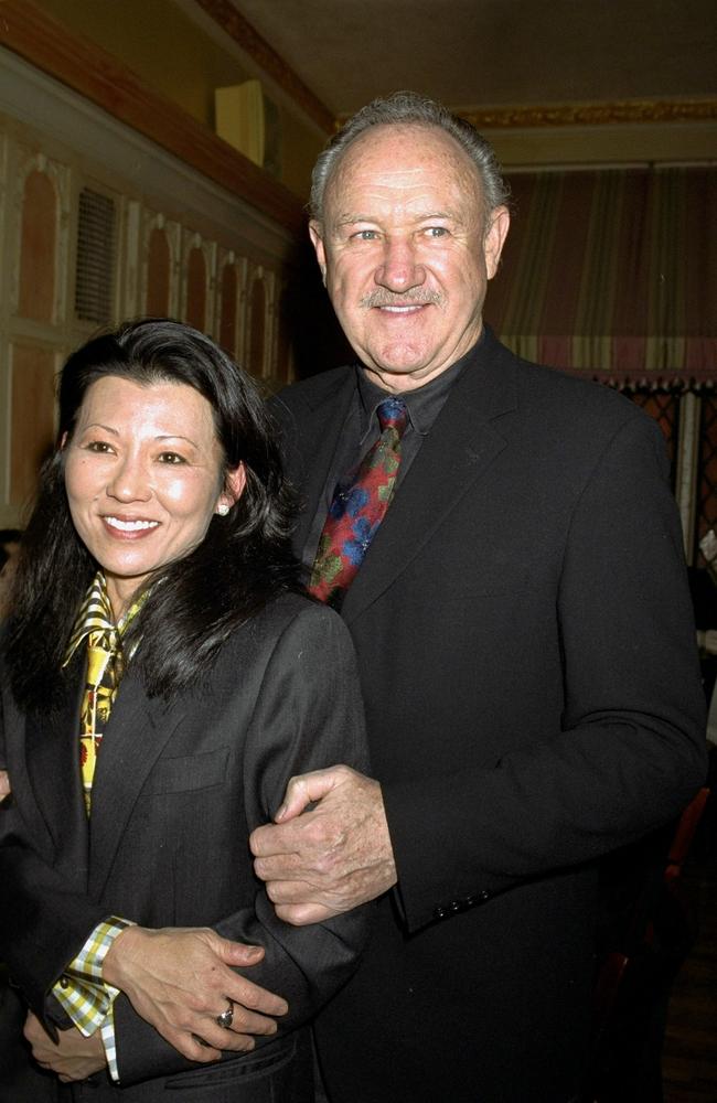 Actor Gene Hackman with wife Betsy Arakawa at the United Celebral Palsy of New York City's 15th annual Champagne Stakes at Etoile restaurant on E. 56th St.