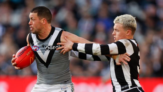 Travis Boak. Picture: Michael Willson/AFL Photos via Getty Images