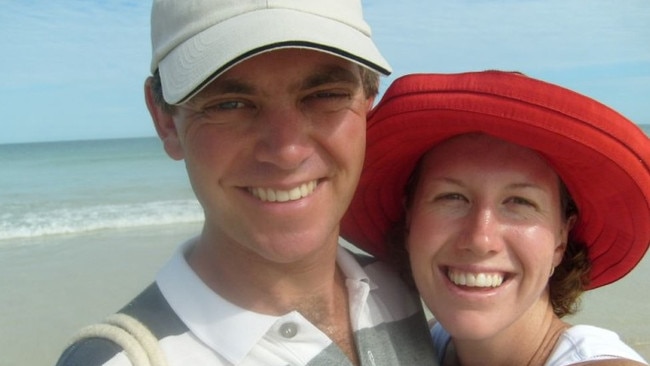 Kellie and Andrew pictured together in 2010. Picture: Supplied by family