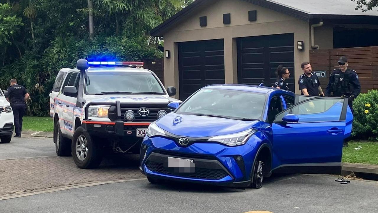 Stolen car Cairns Tyre stingers lead to arrest in Brinsmead The