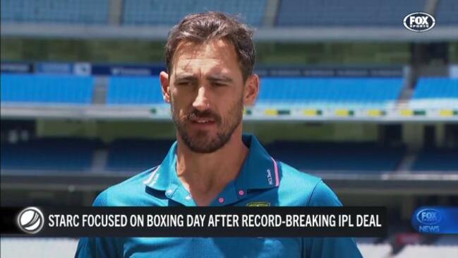 Starc in preparation for Boxing Day Test