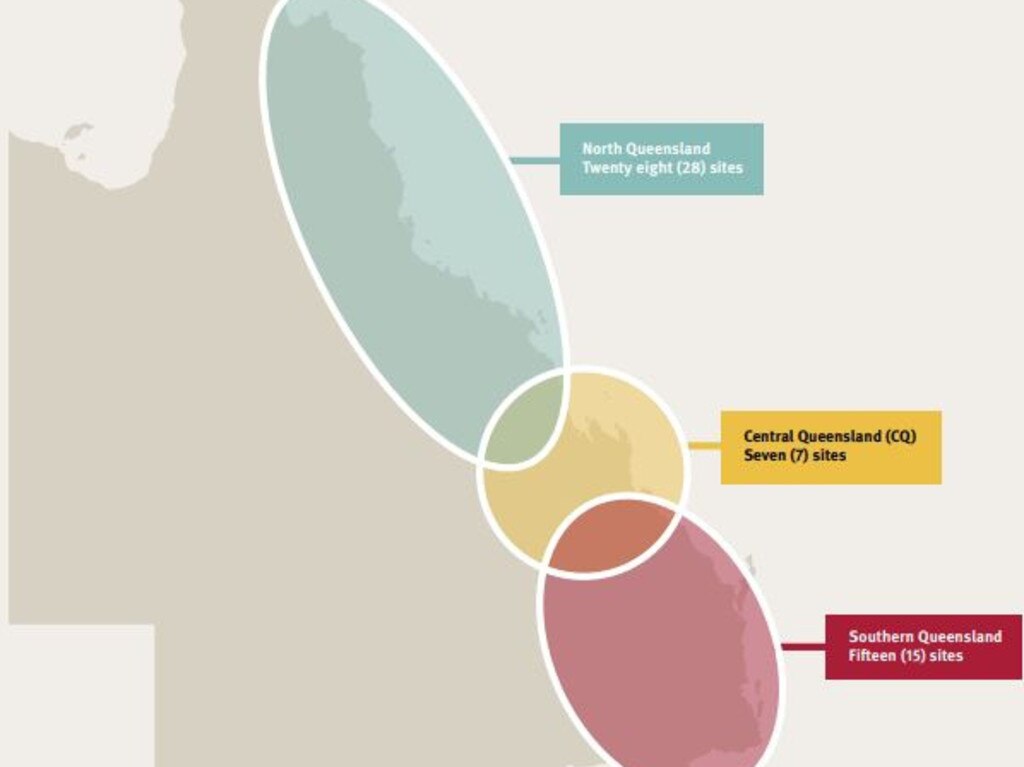 There were more than 40 alternative large-scale pumped hydro sites considered before the government selected Pioneer-Burdekin and Borumba. Picture: Queensland Hydro Study