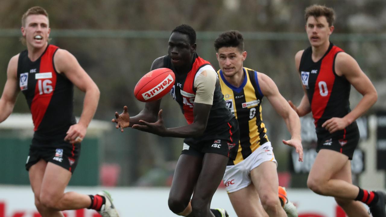 Tom Jok will make his AFL debut in Essendon’s clash against Collingwood.