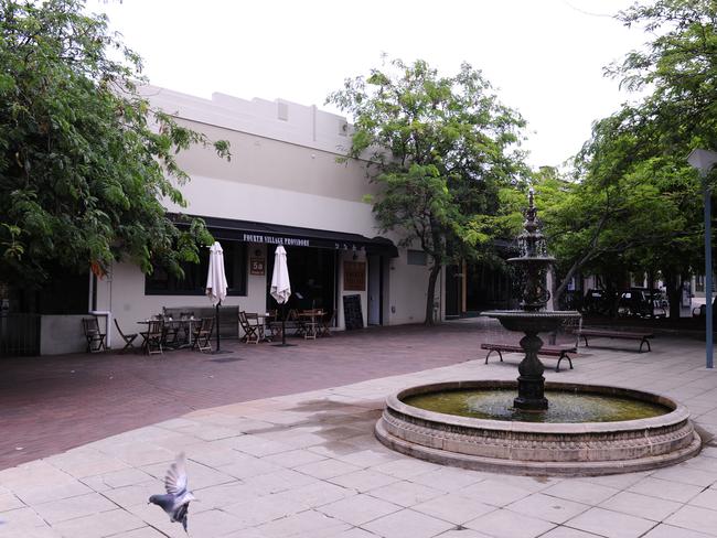 Mosman Square’s village atmosphere near Mosman Civic Centre. Picture: David Swift