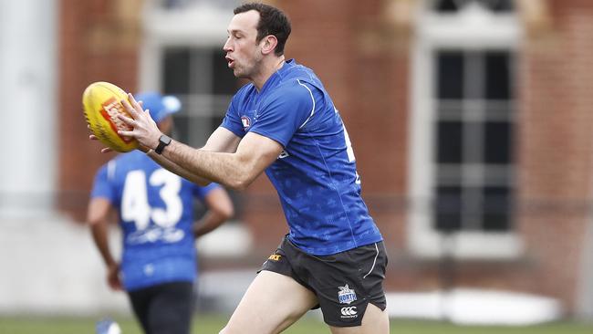 North Melbourne ruckman Todd Goldstein was the highest scorer in Round 22. Picture: Daniel Pockett/Getty.