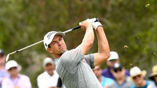 Adam Scott kept his head to seal his second Australian PGA title. Picture: Bradley Kanaris/Getty