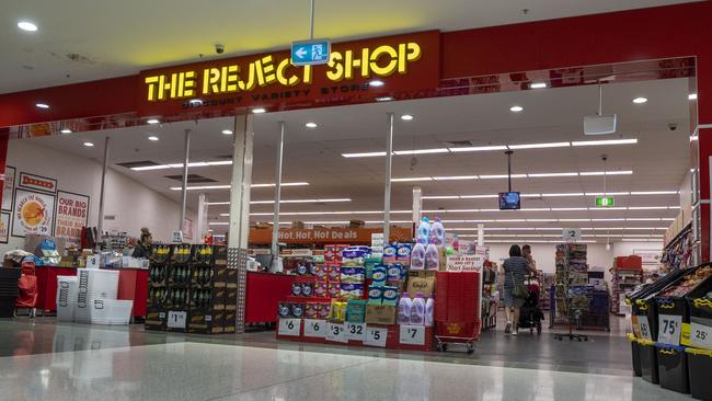 Reject Shop says sales have been lifted significanty by the panic buying induced by the coronavirus outbreak. Picture: AAP