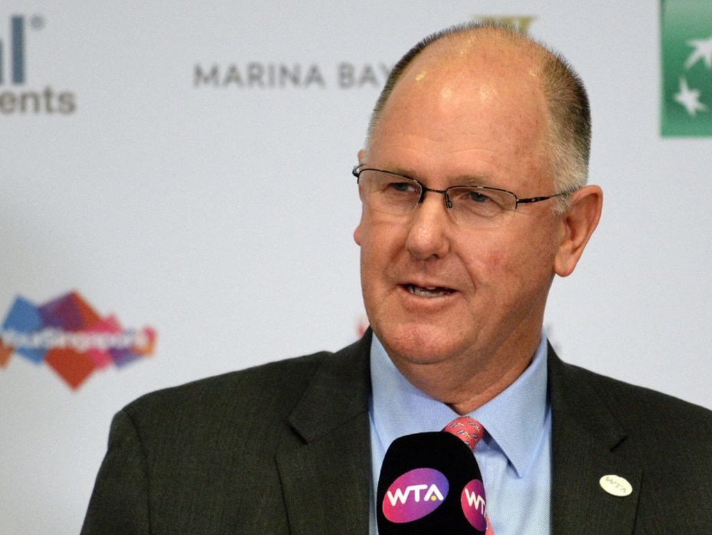 Women’s Tennis Association CEO Steve Simon is the rare sports executive willing to quit one of the most lucrative foreign markets on the planet. Picture: Roslan Rahman/Getty Images