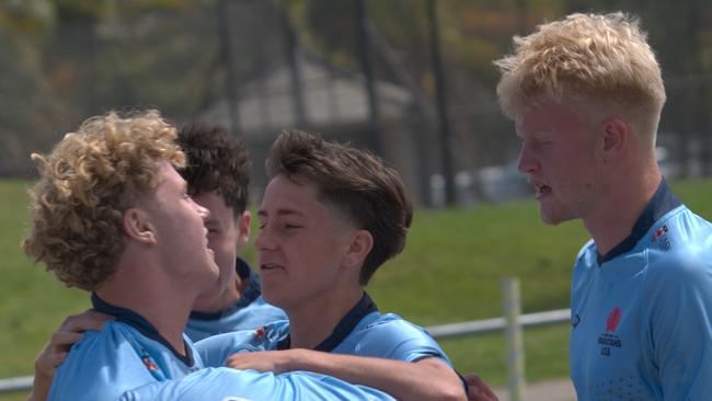 Waratahs U15s against the Reds in their 2024 battles. Picture: Supplied