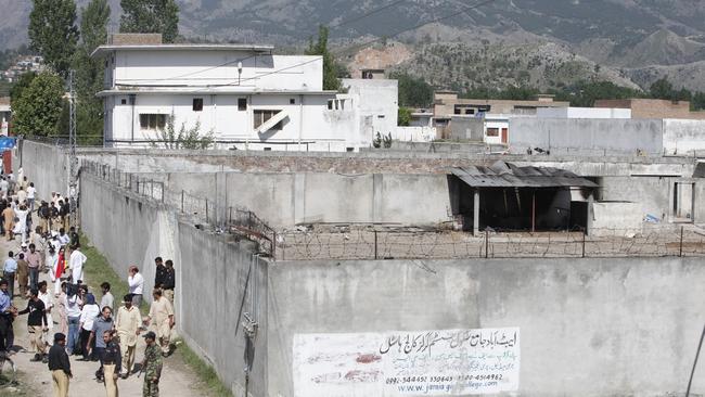 The hideout of Al-Qaeda leader Osama bin Laden in Abbottabad, Pakistan