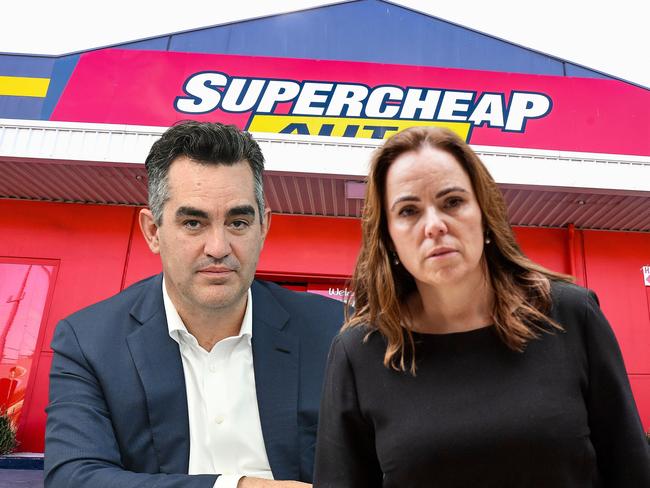 Super Retail CEO Anthony Heraghty and whistleblower Rebecca Farrell