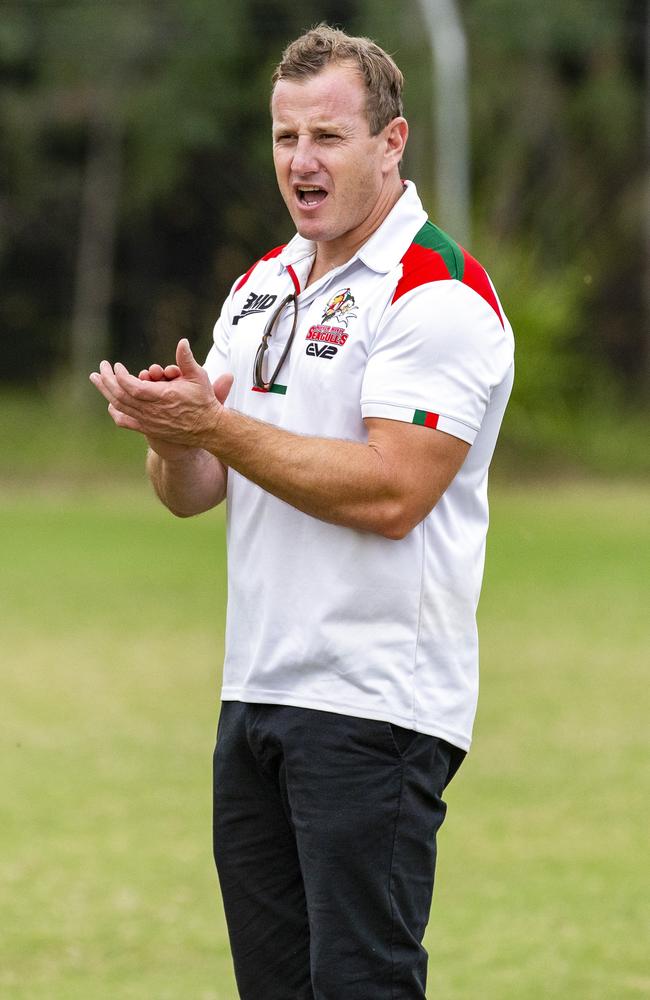 Wynnum Manly Seagulls assistant coach David Seage. (AAP Image/Richard Walker)