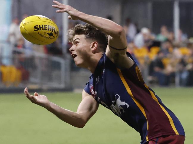 Lions' Beau Flint in the AFL Cairns Men's grand final match between the Port Douglas Crocs and the Cairns City Lions at Cazalys Stadium, Westcourt. Picture: Brendan Radke