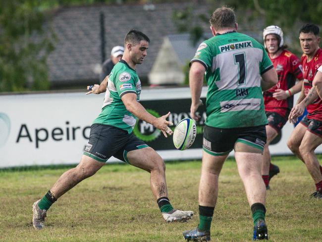 Griffith Uni Colleges Knights and Palm Beach Currumbin Alleygators at Heeb Street, Ashmore. Picture; Glenn Campbell