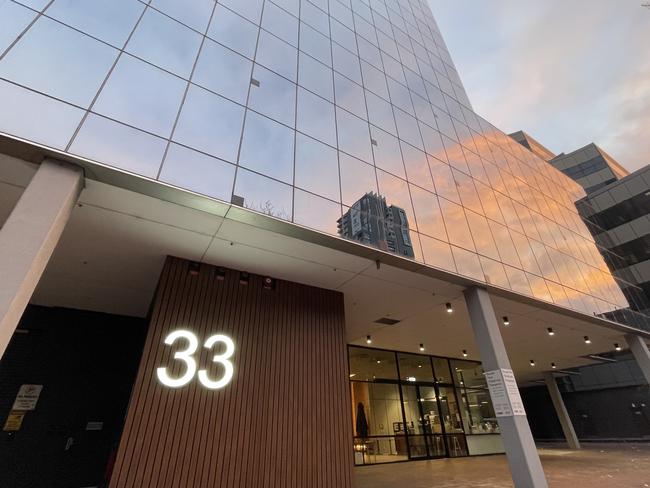 An office block at 33 Argyle St Parramatta. A build-to-rent apartment tower could replace the building.