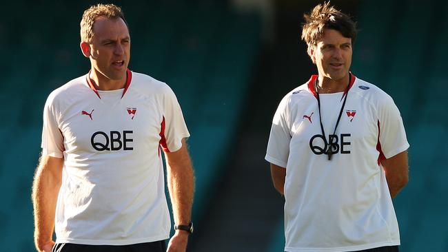  Paul Roos is backing John Longmire to lead Sydney through a rebuild. Picture: Getty Images 