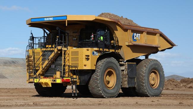 Rio Tinto is transitioning its haul truck fleets to battery-electric power and exploring biofuels for operations where electrification isn’t feasible. In 2023, its Boron mine in California became the first open-pit mine to fully switch to renewable diesel, with its Utah copper operation set to follow in 2024. Picture: Supplied.