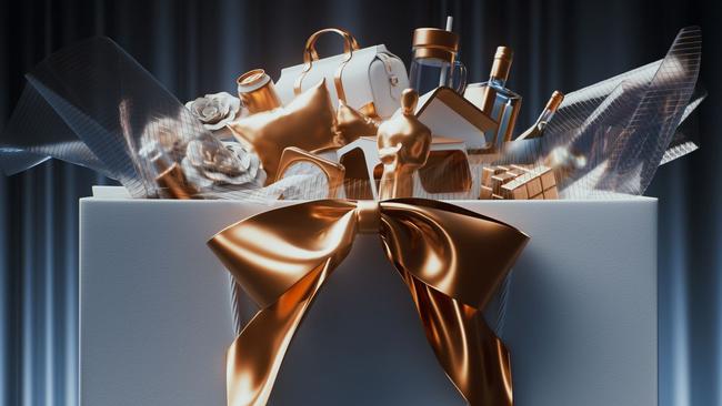 At this year’s Academy Awards, 26 nominees will go home to a wine fridge, black licorice and an offer for a stay at a hotel in Switzerland. Illustration: Sean Dong/The Wall Street Journal