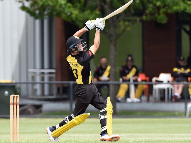 Premier: Richmond star Jake Fraser-McGurk hits out. Picture: Steve Tanner