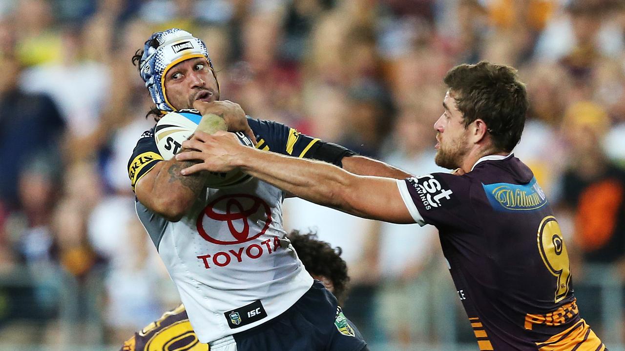 Broncos v Cowboys NRL live stream, score: Round 2 goalpost video, Johnathan  Thurston