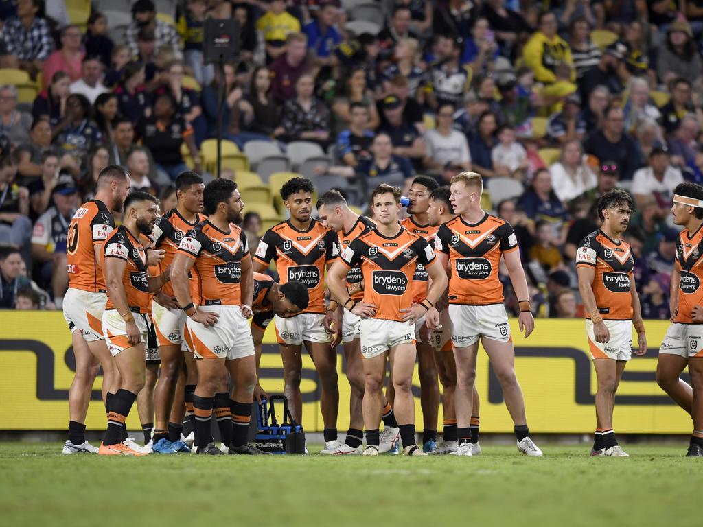 A feeling of disappointment is something Wests Tigers players and fans know all too well. Picture: NRL PHOTOS