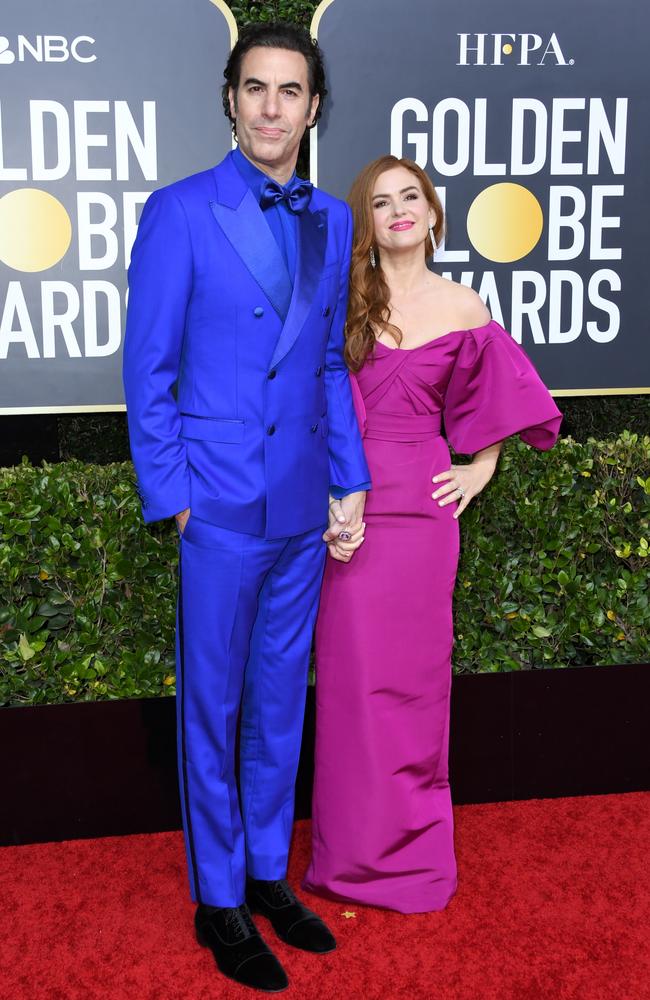 Sacha Baron Cohen and Isla Fisher announced their divorce on social media after 13 years of marriage. Picture: Jon Kopaloff/Getty Images