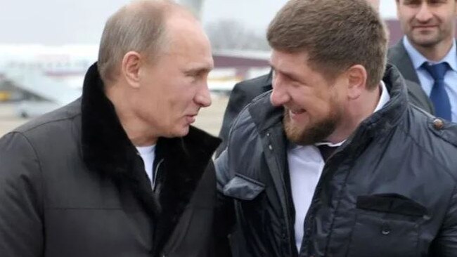 Ramzan Kadyrov has been nicknamed ‘Putin’s attack dog’. Picture: The Sun