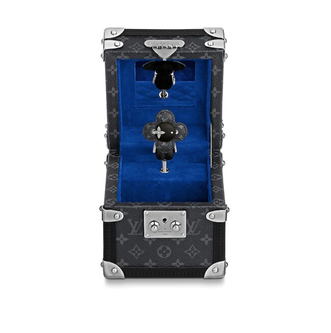 Louis Vuitton music box in blue and black. Picture: Louis Vuitton