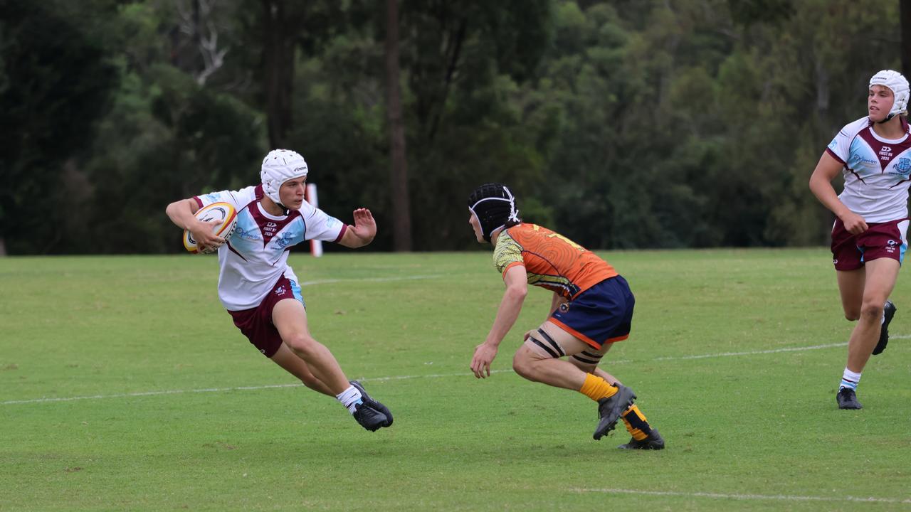 Michael Herrmannsen gets his fend going. Picture credit: Barb Herrmannsen.