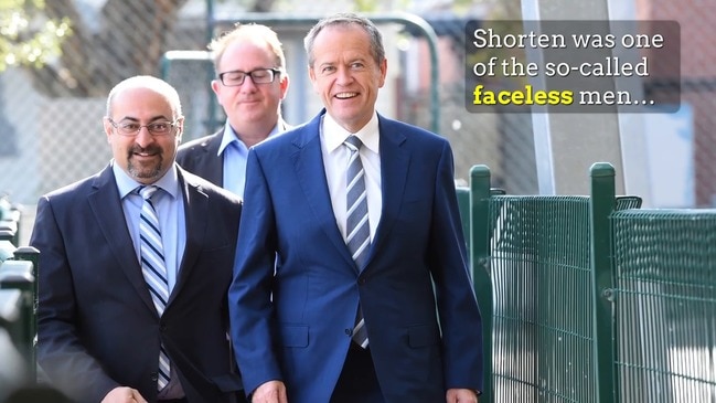 Shorten's rise from union movement to potential PM