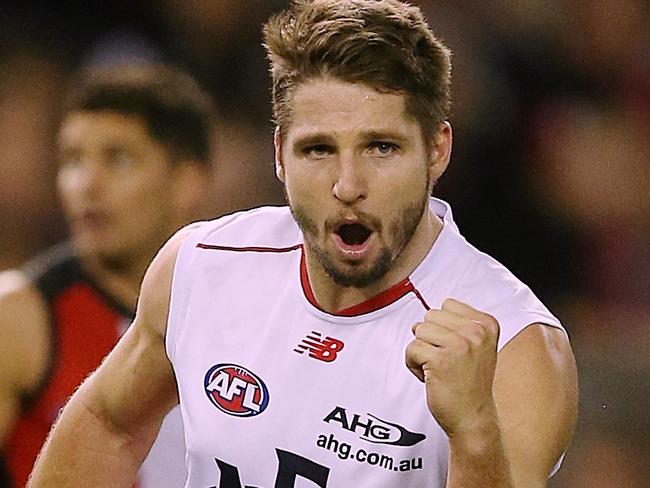 AFL Round 17 : St Kilda v Melbourne Jesse Hogan Picture:Wayne Ludbey