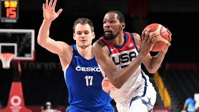 Kevin Durant and Team USA look to be on the improve.