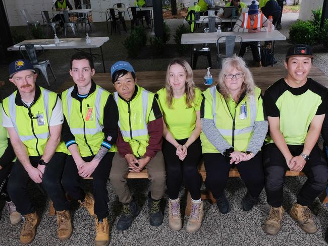 Team members at Cotton On’s Avalon distribution centre are due to get 100s of more work mates soon. Picture: Mark Wilson