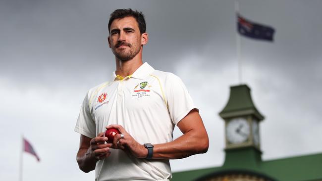 Fast bowler Mitchell Starc is not having an impact with the new ball. Picture: Brett Costello