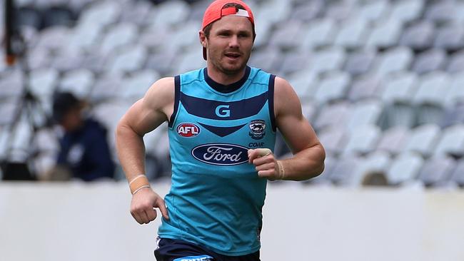 Patrick Dangerfield will miss one week with suspension. Picture: Hamish Blair