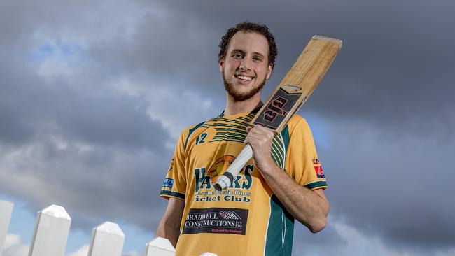 Three brothers from Helensvale Pacific Pines Cricket Club Jack Lickiss. Picture: Jerad Williams